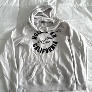Hollister ladies XS white hoodie